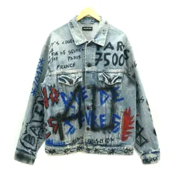 BALENCIAGA グラフィックデニムジャケット 534556 ABランク 67のサムネイル
