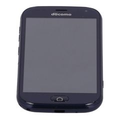 docomo ネイビー らくらくスマートフォン 本体 f42a - メルカリ
