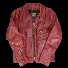 vanson レザージャケット/シングルライダース/USA製/サイズ34 ABランク 71のサムネイル