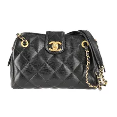 CHANEL ボーリングバッグチェーンショルダー/シャイニー/GD金具 AS5005 ABランク 75のサムネイル