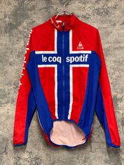 KG652 르콕스 포르티프 le coq sportif 긴 소매 윈드 브레이커 레드 S