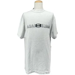 バレンシアガ BALENCIAGA ミラーロゴTシャツ 787358 グレー コットン メンズ 半袖Ｔシャツのサムネイル