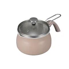 シービージャパン 多用途鍋 1.8L IH対応 ベージュ [専用ザル ガラス蓋付き] 内面セラミック塗装加工 ザル付き多用途鍋1.8L copanのサムネイル