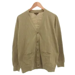 ポールスミスコレクション PAUL SMITH COLLECTION コットンリネンカーディガン カットソー Vネック 長袖 M 緑 グリーン /FFのサムネイル
