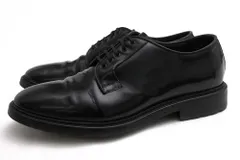 アルマーニ／EMPORIO ARMANI シューズ ビジネスシューズ 靴 ビジネス メンズ 男性 男性用 レザー 革 本革 ブラック 黒  X4C085 ラバーソール プレーントゥのサムネイル