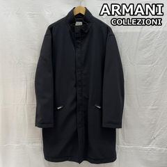 archive ARMANI nylon Balmacaan Coat 黒 archive ARMANI nylon Balmacaan Coat 黒 - メルカリ