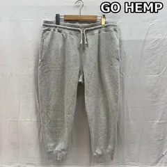 ゴーヘンプ 霜降り スウェット パンツ 裏起毛 ガゼットクロッチ 裾リブ メンズ XL ISItems【USED】【古着】【中古】50161164のサムネイル