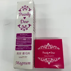 D3927 Pearly Dew パーリーデュー 艶髪美人 ボリュームふんわり スカルプ＆ヘア 2wayトリートメントパック 300ｇ／さらさら美人 大人ベイビーパウダー トリートメントUV フェイス ＆ ボディ 30ｇ 計2点セットのサムネイル