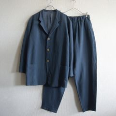 14SS ohta リネン混 セットアップ 立体裁断 バルーンパンツ 日本製 