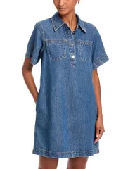 ラグアンドボーン レディース トップス ワンピース ミニ デニム rag bone Hayley Denimini Dress Delcan デニムのサムネイル