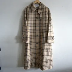 【美品】ami Alexandre Mattiussi【Checked Wool Gabardine Belted Mac】L アミアレクサンドレマテュッシ ロング コート 26060210のサムネイル