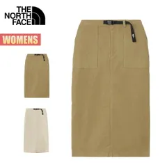 ノースフェイス レディース スカート THE NORTH FACE バレーウェーブスカート Valleywave Skirt コーデュロイ ロング丈 カジュアル シンプル アウトドア デイリーウエア ストレッチ ベルト付 カーキ NBW82432 正規品のサムネイル