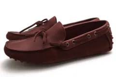 ブルネロクチネリ／BRUNELLO CUCINELLI シューズ ドライビングシューズ 靴 メンズ 男性 男性用 スエード スウェード レザー 革 本革 ブラウン 茶  MZUBIGO015 ラバーペブルソール スリッポン モカシンのサムネイル