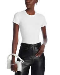 ラグアンドボーン レディース トップス Tシャツ rag bone Luca Baby Tee White ホワイトのサムネイル