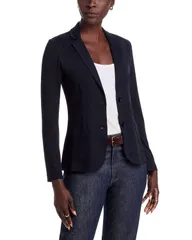 マジェスティック レディース アウター ジャケット・ブルゾン ブレザー Majestic Filaturesoftouch Two Button Blazer Marineのサムネイル