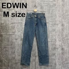 [k-528]EDWIN 에드윈 424 M 데님 팬츠 청바지 블루 블루 USA 헌옷 아메카지 스트레이트 데님 페이드 탈색 빈티지 라이크 분위기계 클래식 인기