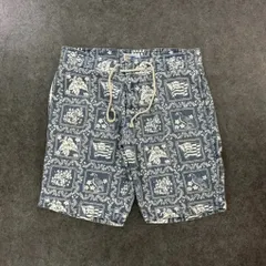 reyn spooner レインスプーナー ビキニタグ ハーフパンツ ショートパンツ 水陸両用 リネンコットン ラハイナセーラー ネイビー メンズのサムネイル