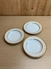 【廃盤】フランス BERNARDAUD ベルナルド リモージュ磁器 フォーブオート プレート 3枚セット 箱なしのサムネイル