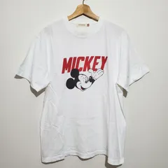 GOOD ROCK SPEED グッドロックスピード ディズニー ミッキーマウス プリント Tシャツ ホワイト フリーサイズ