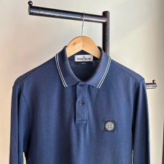 新品】STONE ISLAND ポロシャツ スリムフィット ネイビー（S） - メルカリ