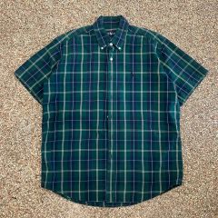 3XL相当】RRL 極上マドラスチェック BDシャツ 薄手 ビックシルエット