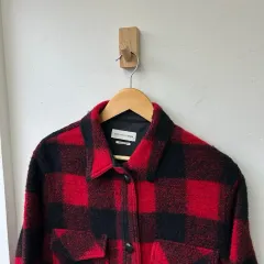 15989 - Isabel Marant Étoile チェック ウールシャツ ジャケット (ウール 77%)のサムネイル