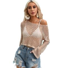 Eyelet Rib Stitch Square-neck T-shirt - メルカリ