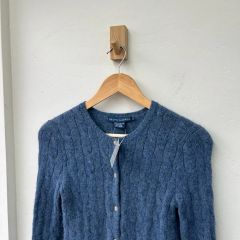 ポロ ラルフローレン ウール カシミヤ ケーブルニット トッパー