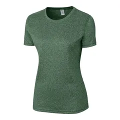 クリーク レディース トップス Tシャツ Clique Charge Active Womenshort Sleeve Tee Bottle Green Heather ヘザーのサムネイル