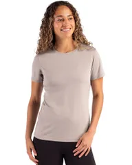クリーク レディース トップス Tシャツ Clique Charge Active Womenshort Sleeve Tee Silver Grey グレーのサムネイル