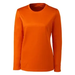 クリーク レディース トップス Tシャツ Clique Spin Eco Performance Long Sleeve Womens Tee Shirt Orange オレンジのサムネイル