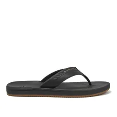 クイックシルバー レディース シューズ サンダル Quiksilver BuiltUp Mens Thong Sandals Black ブラックのサムネイル