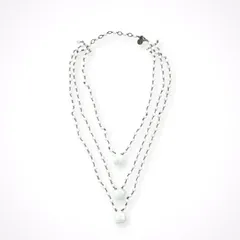 GIORGIO ARMANI / フラワーモチーフ3連ネックレス 参考定価：150,000程度のサムネイル