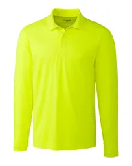 クリーク レディース トップス Tシャツ ポロシャツ Clique Spin Performance Pique Long Sleeve Mens Polo High Vis Yellow イエローのサムネイル