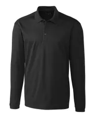 クリーク レディース トップス Tシャツ ポロシャツ Clique Spin Performance Pique Long Sleeve Mens Polo Black ブラックのサムネイル