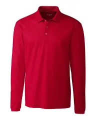 クリーク レディース トップス Tシャツ ポロシャツ Clique Spin Performance Pique Long Sleeve Mens Polo Red レッドのサムネイル