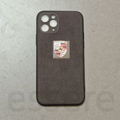 iPhone11Pro 케이스 포르쉐 스마트 폰 케이스 내충격 뒷모피 소프트 케이스 골드