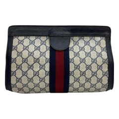 GUCCI オールドグッチ GGスプリーム シェリーライン クラッチバッグ GUCCI オールドグッチ クラッチバッグ GGスプリーム シェリーライン