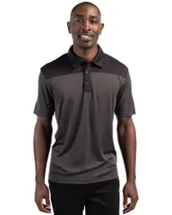 クリーク レディース トップス Tシャツ ポロシャツ カラーブロック ジャージー Clique Parma Colorblock Tech Jersey Mens Polo Titan Black ブのサムネイル