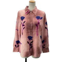 グッチ GUCCI フローラルシルクブラウス 779352 ピンク シルク レディース ブラウスのサムネイル