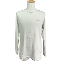 モンクレール MONCLER ロゴプリント長袖カットソー アイボリー コットン メンズ 半袖Ｔシャツのサムネイル