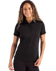 クリーク レディース トップス Tシャツ ポロシャツ Clique Charge Active Womenshort Sleeve Polo Black ブラックのサムネイル