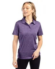 クリーク レディース トップス Tシャツ ポロシャツ Clique Charge Active Womenshort Sleeve Polo Purple Heather ヘザーのサムネイル