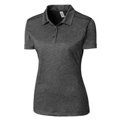 クリーク レディース トップス Tシャツ ポロシャツ Clique Charge Active Womenshort Sleeve Polo Black Heather ブラックのサムネイル
