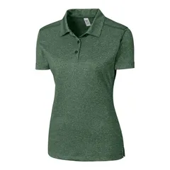 クリーク レディース トップス Tシャツ ポロシャツ Clique Charge Active Womenshort Sleeve Polo Bottle Green Heather ヘザーのサムネイル