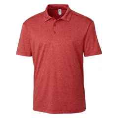 クリーク レディース トップス Tシャツ ポロシャツ Clique Charge Active Menshort Sleeve Polo Cardinal Red Heather ヘザーのサムネイル