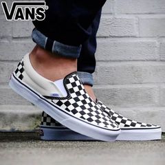 US企画 新品 26.5cm VANS SLIP ON checker - メルカリ
