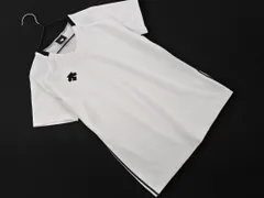DESCENTE デサント Vネック トレーニングウェア Tシャツ sizeM/白 ■◆ レディースのサムネイル