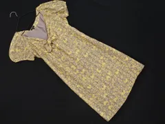 TOCCA トッカ 総柄 Vネック リボン ワンピース size2/グレー ■◆ レディースのサムネイル