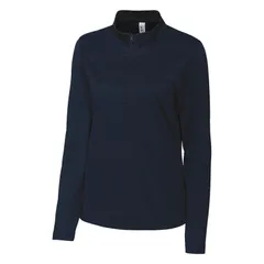 クリーク レディース トップス Tシャツ ハーフジップ Clique Spin Performance Half Zip Womens Pullover Dark Navy ネイビーのサムネイル